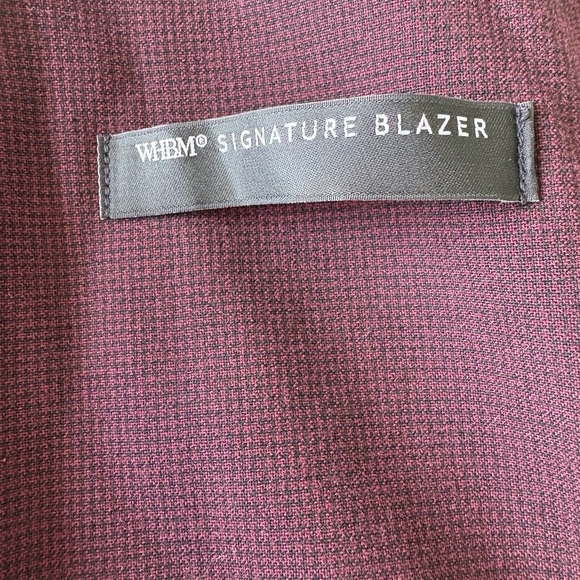 White House Black Market Size 6 Signature Blazer Button Closure Deep Purple $225 - Picture 8 of 15